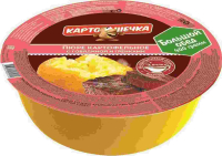 Пюре картофельное в т/т говядина-гренки+соус 