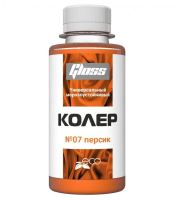 Колеровочная паста 05 ПЕРСИК Gloss Коллекция 0,1л бутылка ПЭТ
