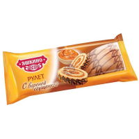 Рулет бисквит.Яшкино с вареной сгущенкой 200г