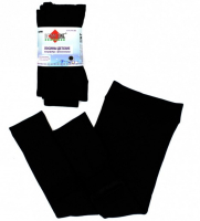 Лосины детские микрофибра с флисом черный XL(7-9)