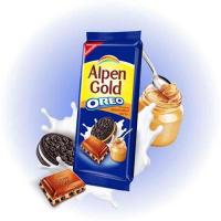 Шоколад Alpen Gold  OREO арахисовая паста 90 г.