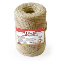 Шпагат джутовый цилиндр 2мм*100м 1200 текс Komfi