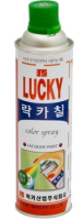 Краска-аэрозоль LUCKY зеленая светлая, 420мл 24027