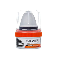 Крем-блеск д/обуви Silver черный 50мл банка