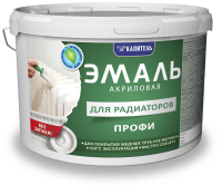 Эмаль для радиаторов Профи 3 кг акриловая Капитель
