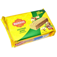 Вафли Яшкино 200грамм Ореховые