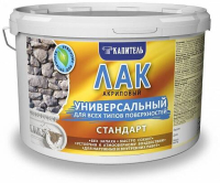 Лак универсальный для всех типов поверхностей матовый 2,5 кг Стандарт акриловый Капитель