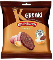 Сух.Кириешки Grenki 45 г+25 мл чеснок+смет.соус
