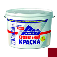 Кровельная краска по оцинкованному железу, под черепицу, ведро 2,1кг