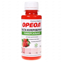 Паста колер. ОРЕОЛ алый 100 мл.