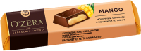 Шоколад молочный OZera с жел.нач. из манго 50г