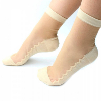 Носки женские стеклянные высокие GIRL