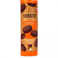 Печенье сах. FORSITE Сэндвич с шок.орех.вк. 220 г/20