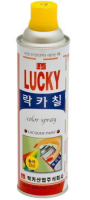 Краска-аэрозоль LUCKY желтая, 420мл 95960