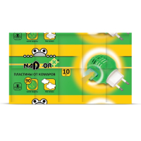 Пластины от комаров без запаха по 10шт NADZOR/250уп