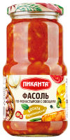 Фасоль  Пиканта по-монастырски с овощами