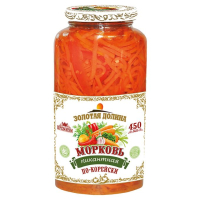 Морковь острая по-корейски 450 г Золотая долина