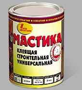 Мастика клеящая строительная универсальная, банка 1л