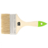 Кисть плоская 100мм,натуральная щетина,деревянная ручка СИБРТЕХ 82266