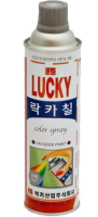 Краска-аэрозоль LUCKY серая светлая, 420мл 90514