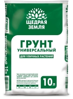 Грунт универсальный Щедрая земля 10л