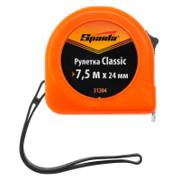 Рулетка Classic  7.5 м х 24мм, пластиковый корпус Sparta 31304