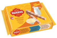 Трубочки ваф,Яшкино со вкусом сгущ. молока 190г