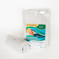 Полотно холстопрошивное белое, 80 см., стежок 2,5 мм. (1м) 1/20