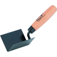 Кельма угловая,110*75*75мм стальная,для внутренних углов,буковая ручка 86309