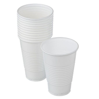 Стакан 200мл белый (10шт) One Time