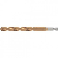 Сверло по металлу, 10 мм, HSS, нитридтитановое покрытие, шестигранный хвостовик Matrix 717952