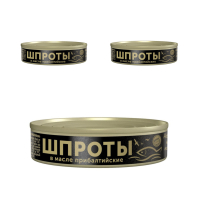 Шпроты в масле Прибалтийские