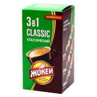 Кофе Жокей Классический 3 в1 напиток растворимый мягкая упаковка