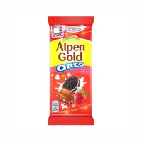 Шоколад Alpen Gold  OREO клубника 90 г.