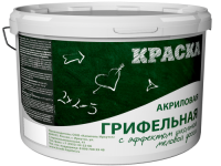 Краска грифельная черная 1,2 кг акриловая Капитель